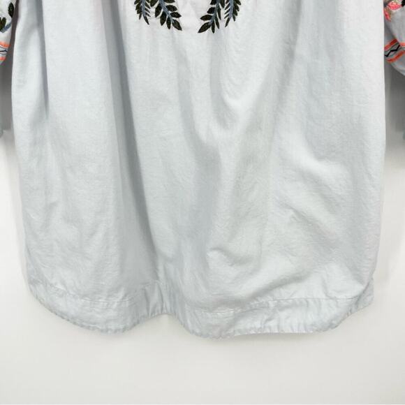 Free People Fleur Du Jour Shift Dress Size XS Embroidered Off Shoulder - Picture 4 of 15